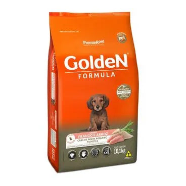 APL 019 - Ração Premier Golden Formula Cães Filhotes Mini Bits Frango e Arroz