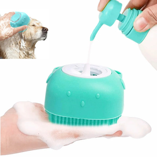APL 059 – Escova de Banho Pet de Silicone Massageadora
